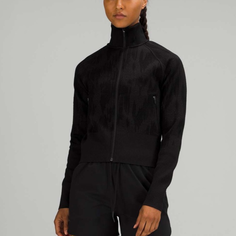 lululemon athletica Black Bomber Jacket